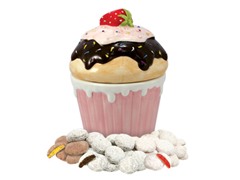 Cupcake Cookie Jar 8" Tall