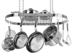 Stainless Steel Pot Rack - Ceiling Mount