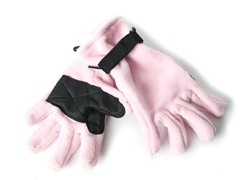 Fleece Gloves for Her - Pink