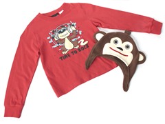 Boys Monkey Hat & Tee