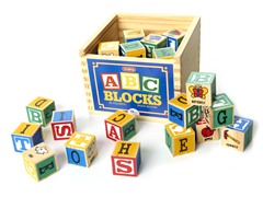 Alphabet Blocks 48 Pc Set
