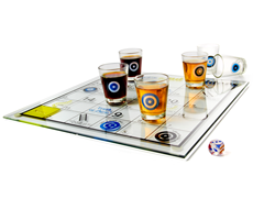 Shoots & Ladders Shot Glass Game