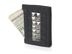 Nylon Studded Wallet