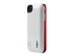 iPhone 4/4s Battery Case - White/Red