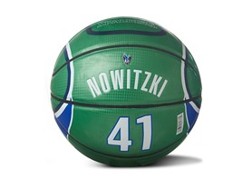 Nowitzki Under Glass Away Jersey Ball