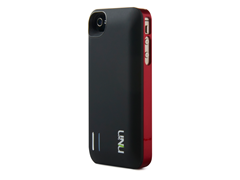 iPhone 4/4s Battery Case - Black/Red