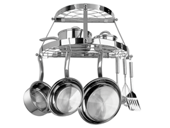 Double Shelf Wall Rack - Stainless Steel