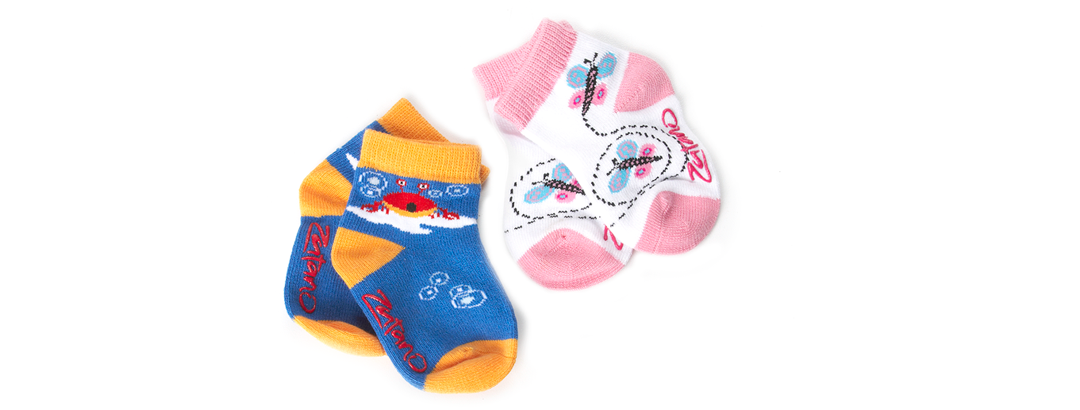 Zutano 6pk Infant/Toddler Socks