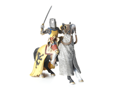 Lion Knight with Sword on Horse