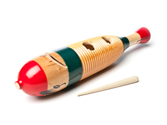 Wooden Guiro with Scratcher