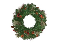 24" Mixed Tip Wreath