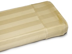 400TC Damask Stripe-Gold-3 Sizes