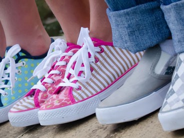 XOLO Mismatched Shoes for Kids & Mom