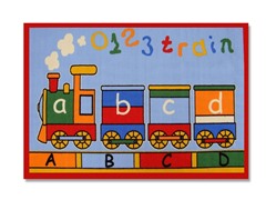 ABC Train Multi Rug