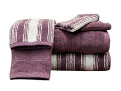 Egyptian Cotton 6-Pc Towel Set-Plum