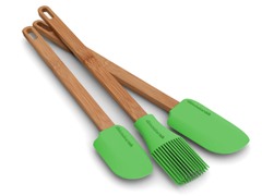 TruBamboo 3-Piece Silicone Utensil Set