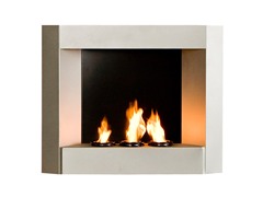Wall Mount  Fireplace - Silver
