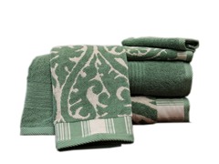 Egyptian Cotton 6-Pc Towel Set-Ivy