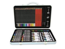 ART 101 79-Pc Art Set with Metal Case