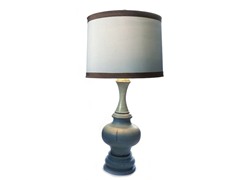 Distressed 28" Cadet Blue Table Lamp