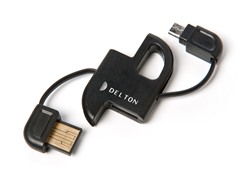 microUSB Keychain Sync/USB Data Cable