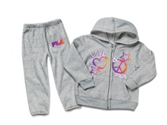 Toddler Grey Fleece Set