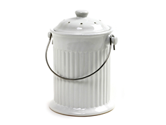 Countertop Compost Pail - White