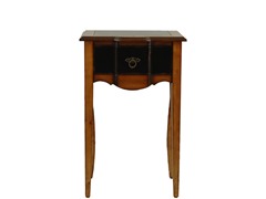 Sologna Black and Cherry Side Table