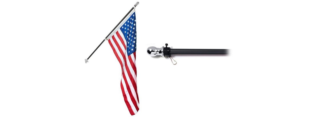 American Flag Black