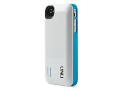 iPhone 4/4s Battery Case - White/Blue