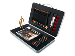76 Piece Artist Set in Metal Case