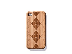 Bamboo Argyle Cover for iPhone 4/4S