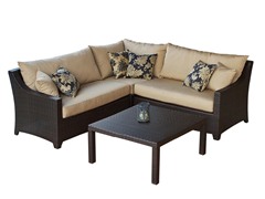 Delano 4-Pc Corner Sectional & Table