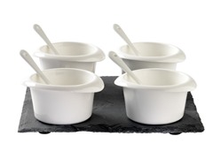Luigi Bormioli 9pc Sauce/Relish Set