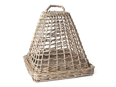 Willow Cloche with 11" Square Base
