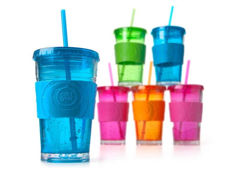 ECO 2 GO Chiller 20oz with Band & Straw -6pk