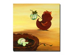 Leaving the Nest 14x14 Canvas