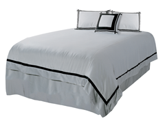 Manhattan 4-Piece Set-White/Black-King