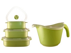Batter Bowl, Lid & 6-Piece Set- 2 Colors