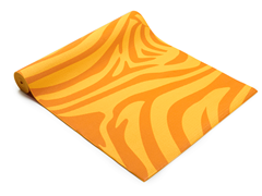 Fitness Basics Orange Zebra Yoga Mat
