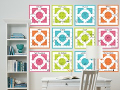 Chroma 12-Piece Calendar Set