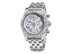 Men's Chronomat Chronograph White Dial