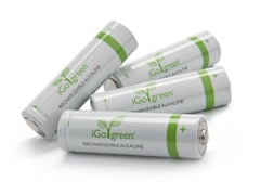 4pk Rechargeable AA 2000 mAh Batteries