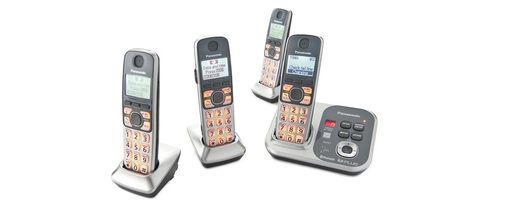 Panasonic 4-Handset w/Link-to-Cell