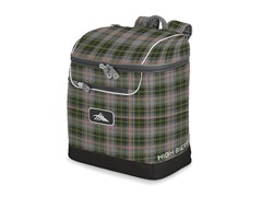 Bucket Boot Bag - Green Gray Plaid/Black