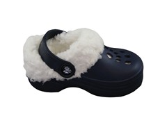 Baby Ultrasoft Fleece Dawgs - Navy/White