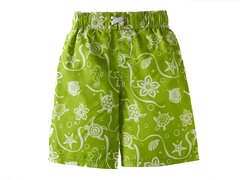 Green Print Swim Short