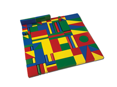 100-Piece Colored Wooden Block Set