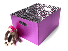 Fuchsia Foldable Storage - Large