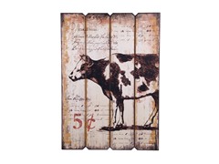Home Essentials 5 Cent Cow Wall Art
